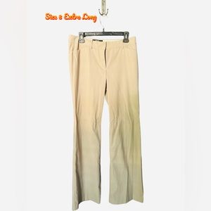 Body by Victoria “The Christie Fit” Tan Striped Pants